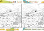 do kids, adult coloring spot the difference hidden illustration book for KDP